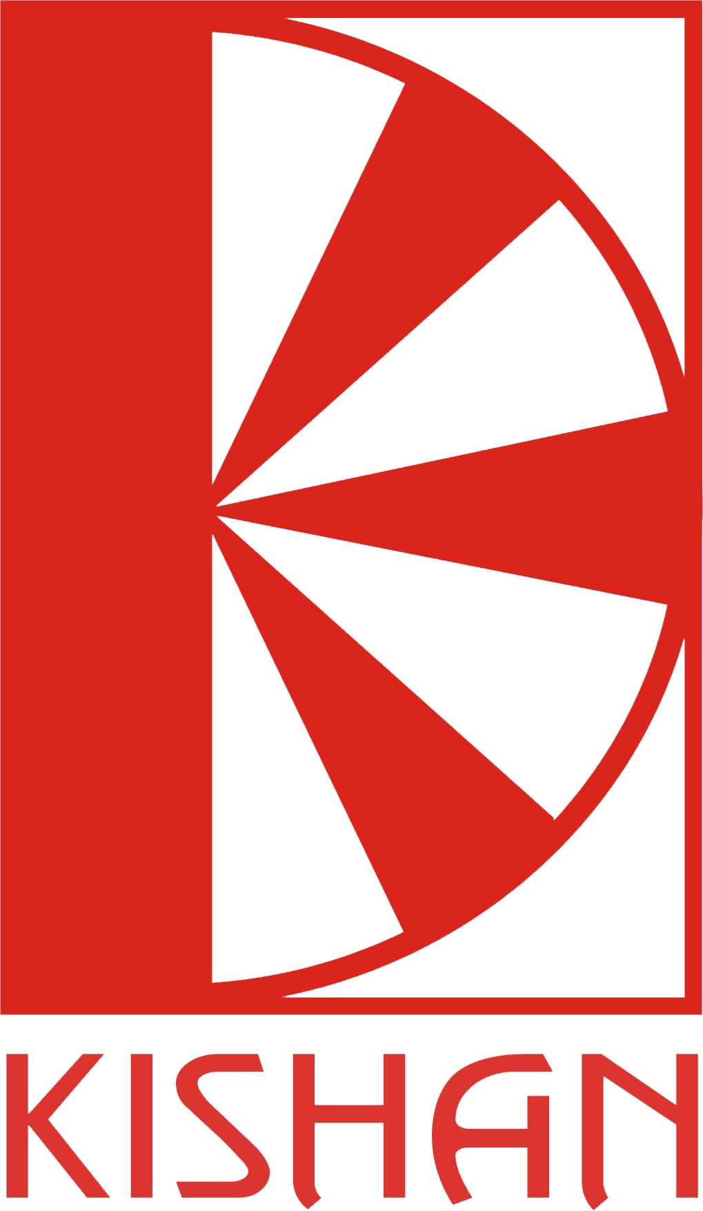 Kishan Name Red Logo